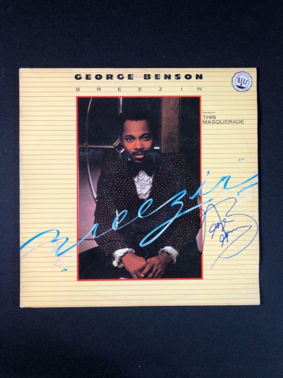 George Benson "Breezin'" Autographed Album