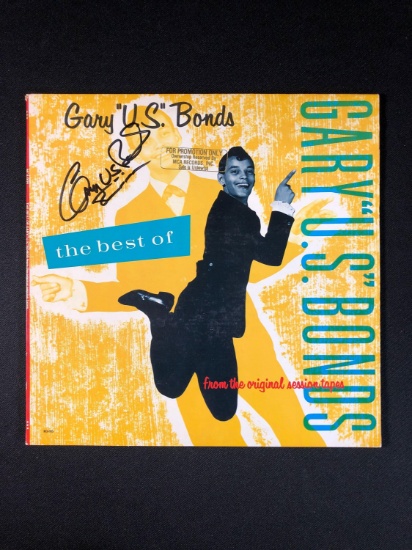 Gary U.S. Bonds "The Best of" Autographed Album