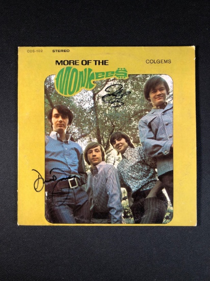 The Monkees "More of the" Autographed Album Signed by David Jones and Micky Dolenz