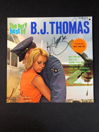 B.J. Thomas "The Very Best of" Autographed Album