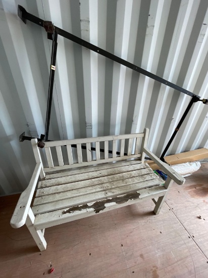 Hand painted bench
