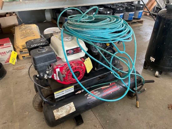 Heavy Duty Power Systems Gasoline Air Compressor Powered By Honda GX Motor