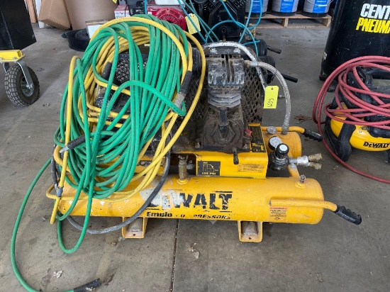DeWalt Electric Powered Wheel Barrel 8-Gal Air Compressor