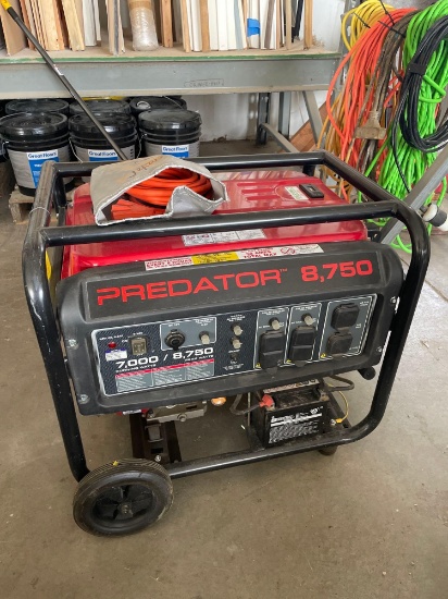 Predator 7,000 Running Watts/8750 Peak Watts Gas Powered Generator