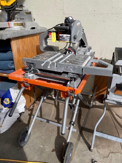 Ridgid 10" Wet Tile Saw w/ Stand Model R40921