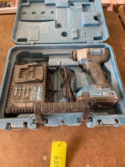 Hercules 20v Compact Impact Driver w/ Case