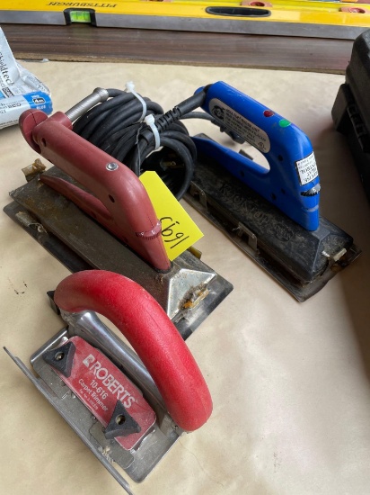 Hot Seaming Irons & Carpet Trimmer