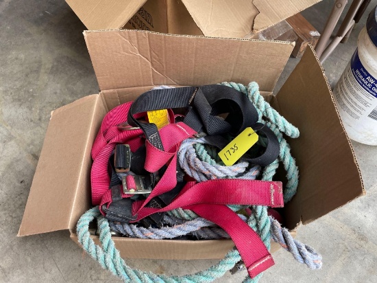 Box w/ Assorted Safety Line & Harness