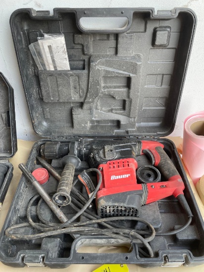 Bauer Variable Speed 1-9/16" SDS Max-Type Pro Rotary Hammer Kit