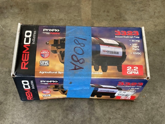 Remco 3323 Demand Diaphragm Pump 2.2GPM