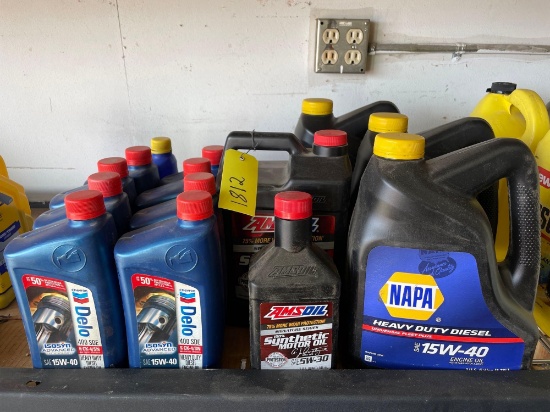 Assorted Motor Oil See Photo