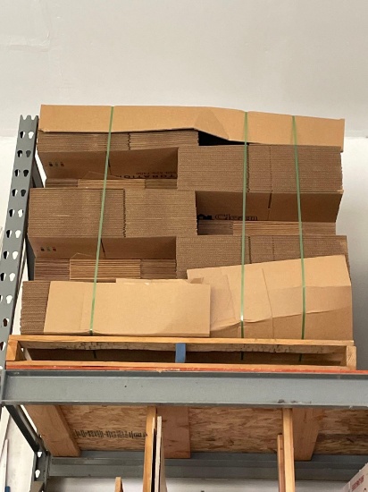 Pallet of cardboard boxes