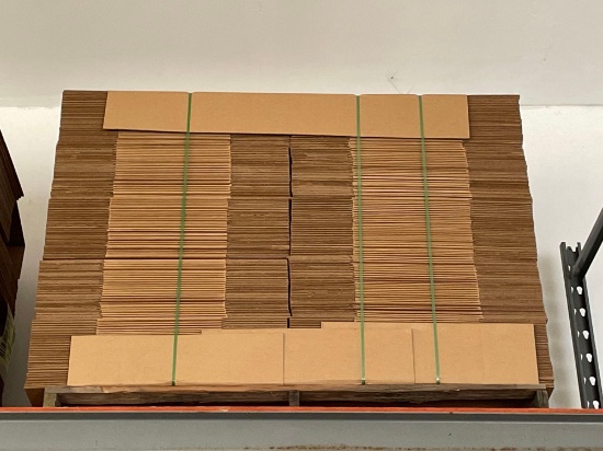 Pallet of cardboard boxes
