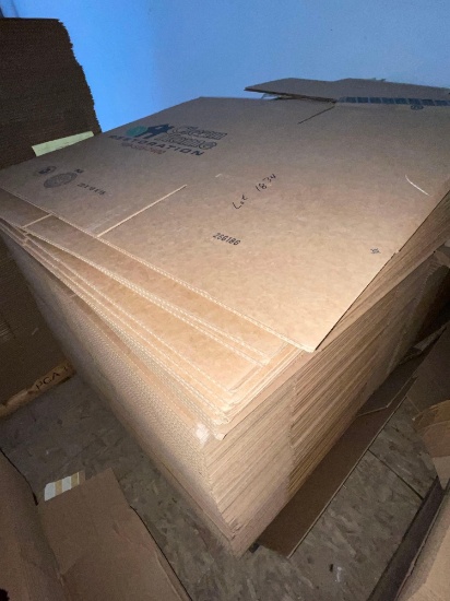 Pallet of cardboard boxes