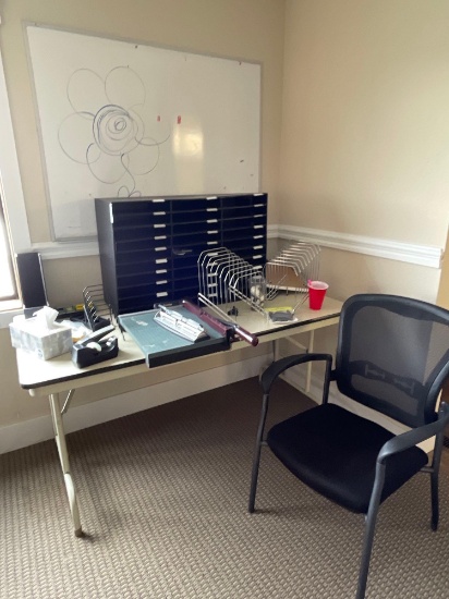 Assortment of office supplies