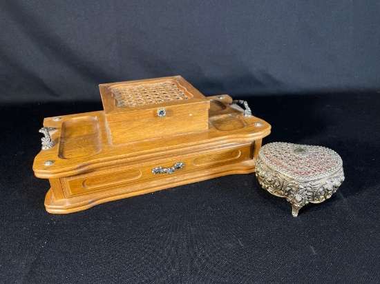 (2) Vintage Jewelry Boxes