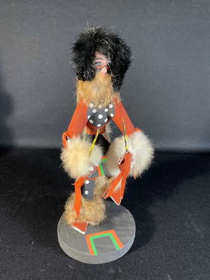 Kachada Kochina Doll "The Mud Head Clown," 14"h w/ COA
