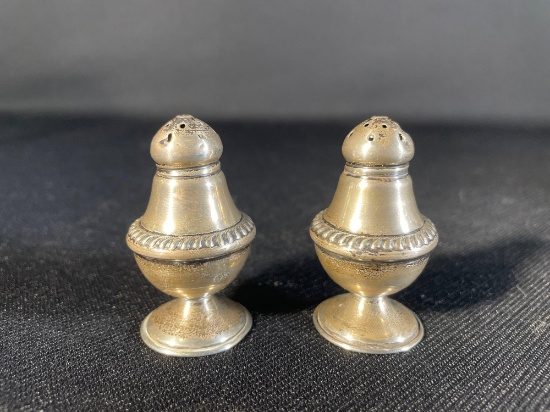 Pair Of Sterling Silver S & P Shakers