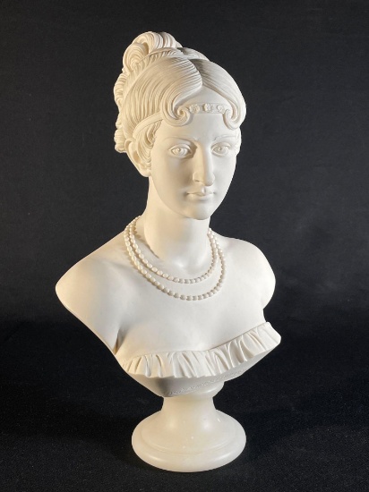 A. Giannelli Marble Sculpture Of Josephine Beauharnais 14"h