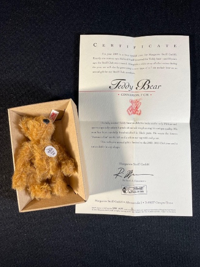 Steiff "Cinnamon" club gift 2002 7cm teddy bear