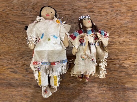 Hand Made Native American Dolls