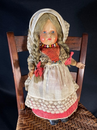 Antique 13" Celluloid doll from Germany
