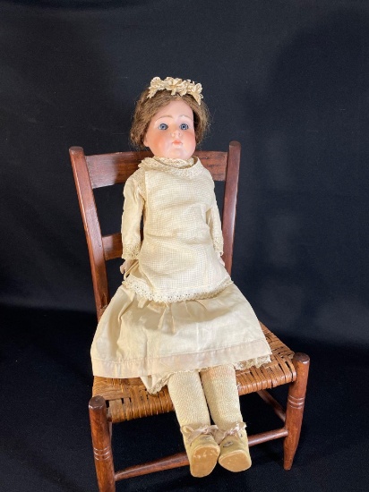 21" Antique Germany Bisque Closed Mouth Doll