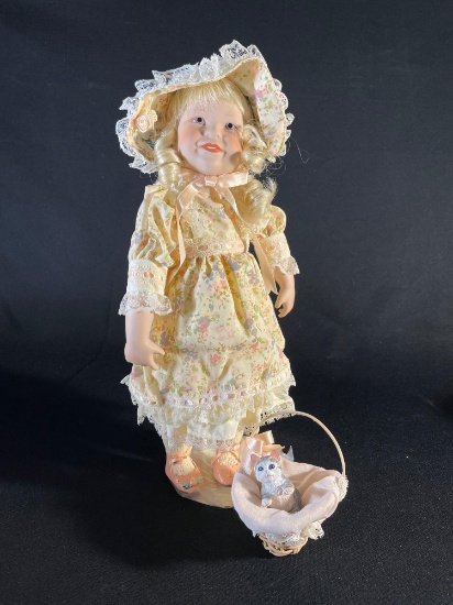 14" Edward M. Knowles bisque doll