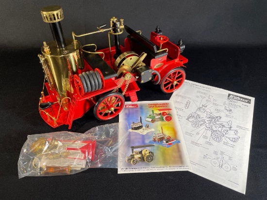 Wilesco Live steam fire truck made in Germany