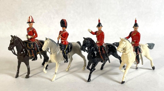 Britains "Coldstream Guards," 4-Pc Lead Figurines w/ Original Box No 120