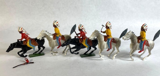 Britains "Natives Of North America," 23-Pc Lead Figurines