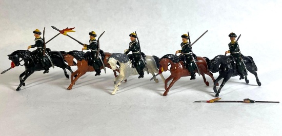 Britains "Imperial Russian Cossack," 5-Pc Lead Figurines