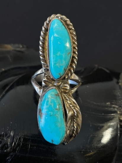 Sterling silver and Turquoise Ring
