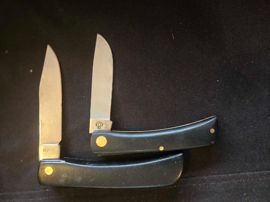 2 Folding pocket knives. Case and Sodbuster... BH Kloss