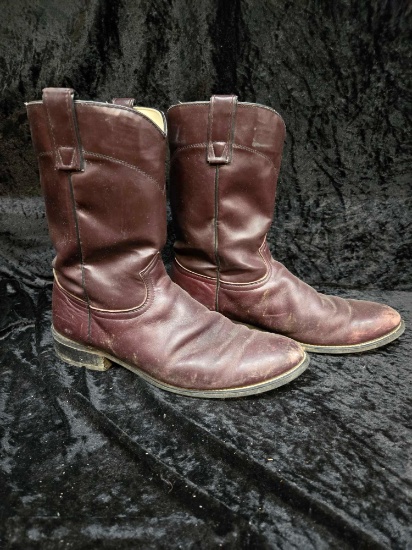 Men's Roy Cooper roper style leather boots