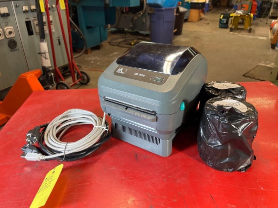Zebra ZP 450 UPS Label Printer & New Labels | Industrial Machinery