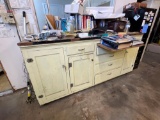 Yellow Shop Cabinet Contents Not Included