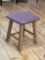 small wood stool