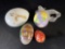 (4) Hand painted decorative egg's
