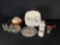 Assortment of decorative glassware & pottery -see photo's-