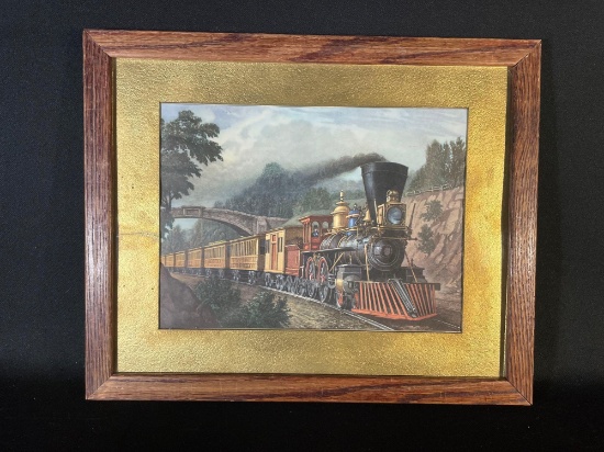"End of The Line" 1866, prints by Currier & Ives Litho