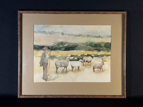 Sue Allen watercolor, Mannheim Germany