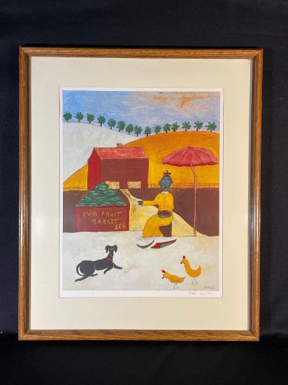 Amos Gentry, "Eva's Fruit Market"