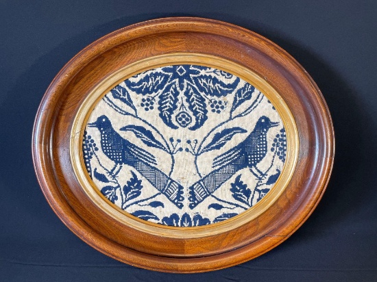 Vintage Coverlet framed art