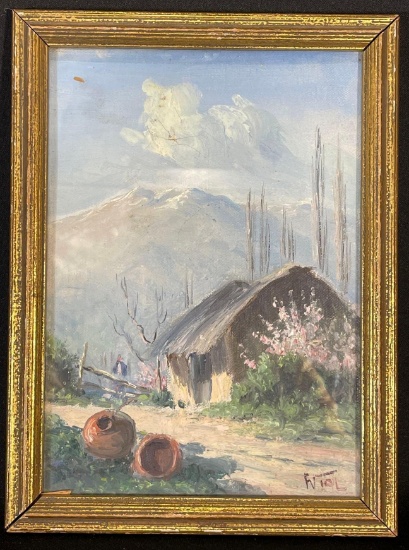 Landscape & Architectural print signed