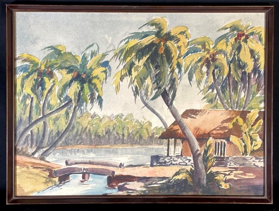 Pauline Michael signed painting