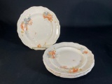4-Vintage Salem Heirloom dinner plates