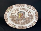 Antique large Japanese serving platter