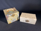 VTG Jewelry Boxes (2) some ware