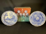 Spode Blue Room Collection Set of six Antique 10